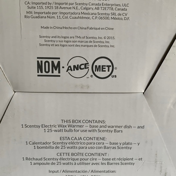 Scentsy Boho Chic Electric Wax Warmer Bulb Wax Bar Blond Wood & Moonflower NIB - Picture 6 of 7